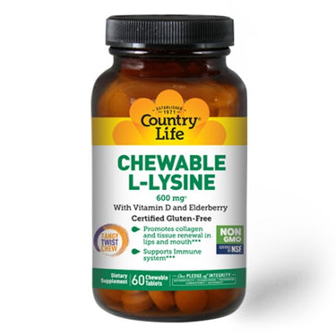 Chewable L-Lysine - Country Life